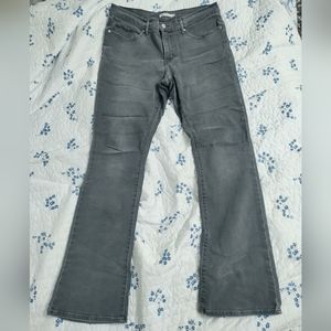 Levi's 315 Dark Gray Jeans Size 32 (Shaping Bootcut, Straight, Regular,Slimming)